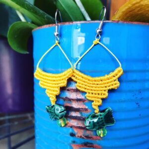 Boucles d'oreilles Zig zag