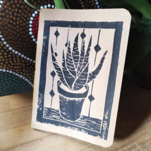 1673793783382 Carnet a6 Junk journal motif plante Kraft