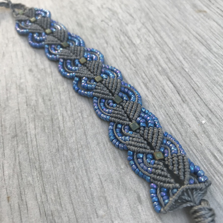 Bracelet cœur de perles