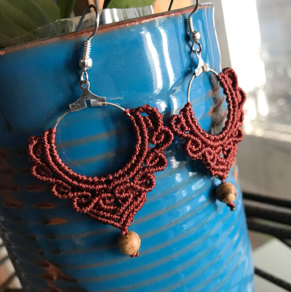 IMG_4762 Boucles d'oreilles créoles romantiques