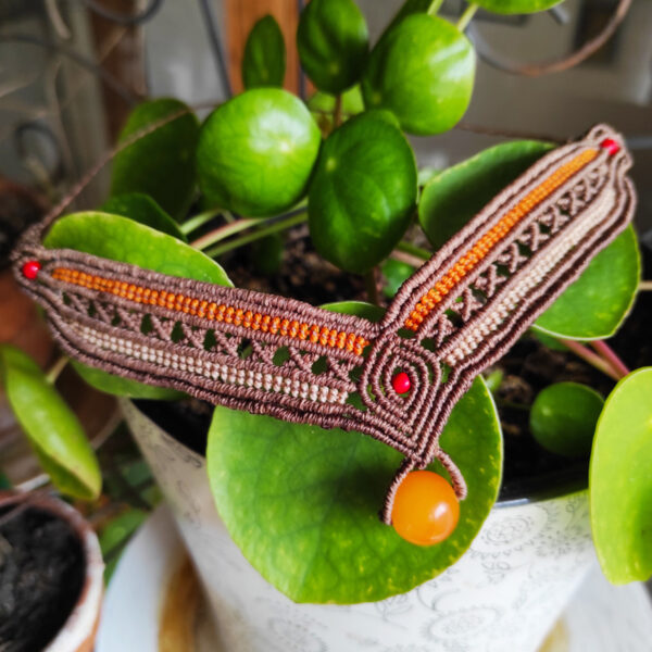 Collier plastron ethnique