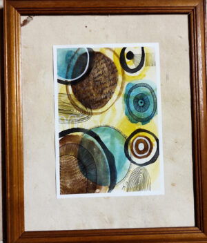 Nébuleuses 2 Aquarelle "Nébuleuses 2" encadrée – Œuvre originale abstraite Plongez dans l’univers infini des couleurs avec "Nébuleuses 2". Aquarelle abstraite unique réalisée à la main. Cette œuvre originale évoque la douceur et le mystère des rêveries lointaines. Peinte sur papier aquarelle 300 g/m² sans acide, elle garantit une excellente tenue dans le temps sans jaunissement. Chaque détail, est le fruit d’un geste poétique.